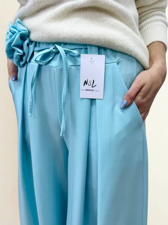 Spodnie materiałowe niebieskie baby blue z wiskozy szeroka nogawka eleganckie_5.png