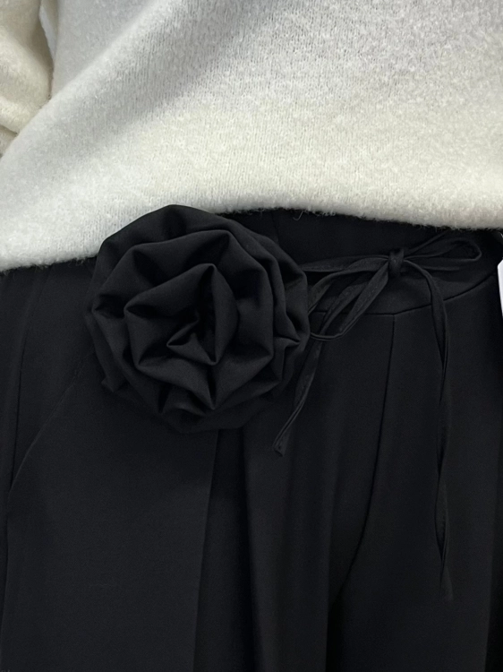 Spodnie materiałowe czarne z wiskozy szeroka nogawka eleganckie_4.png